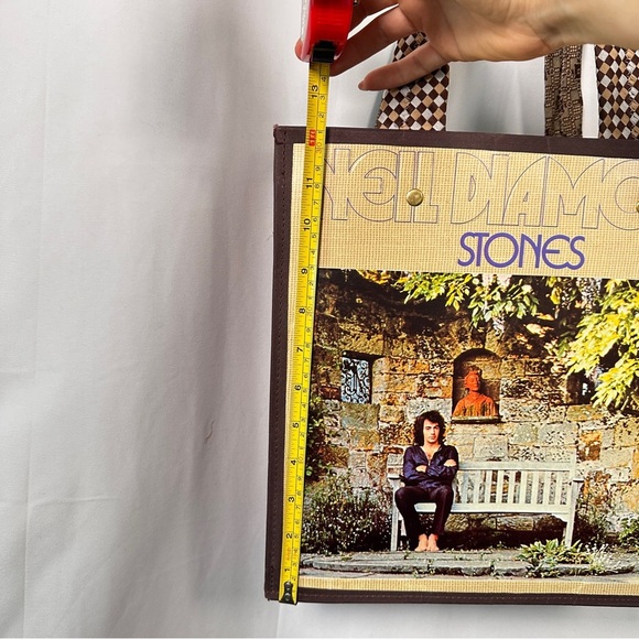 Neil Diamond Album Cover Tote Bag Faux Leather Upcycled Record Purse Retro Festi - Picture 13 of 17